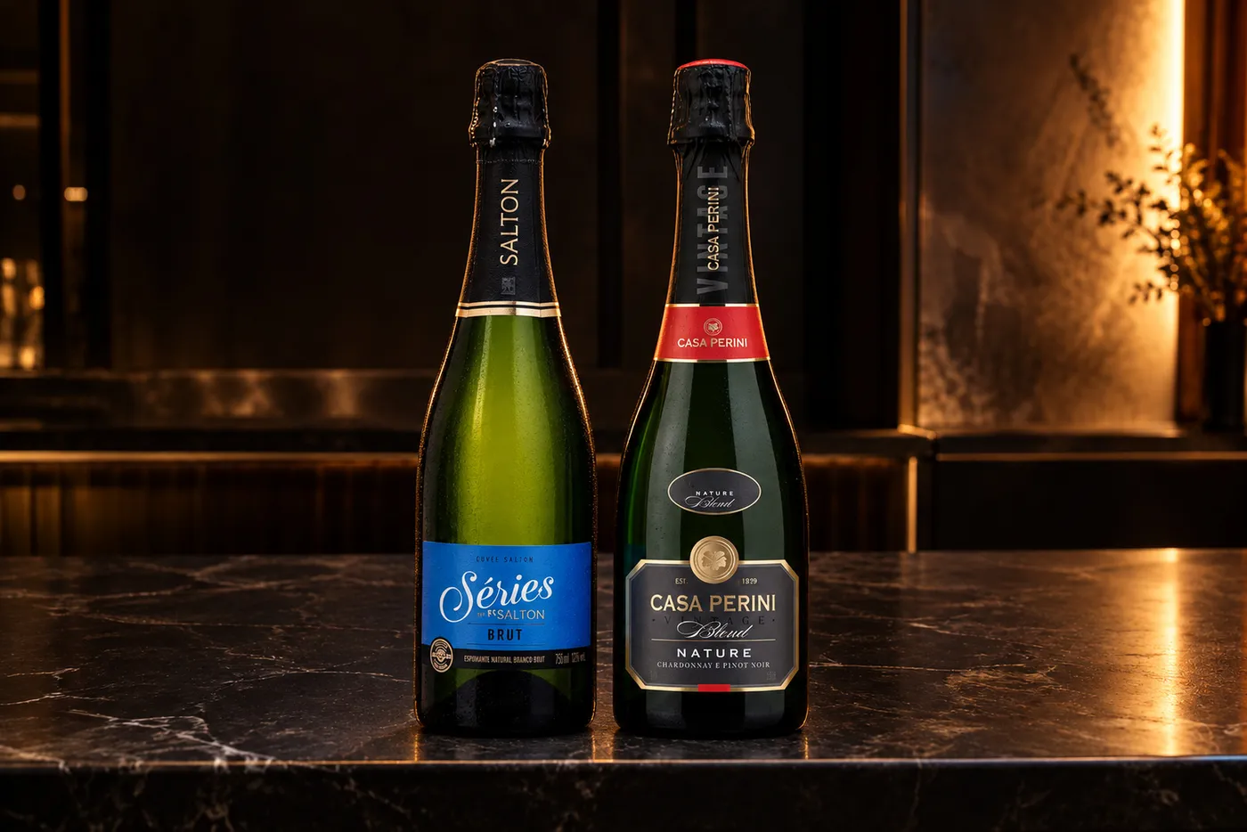 Salton Séries Brut e Casa Perini Nature Blend