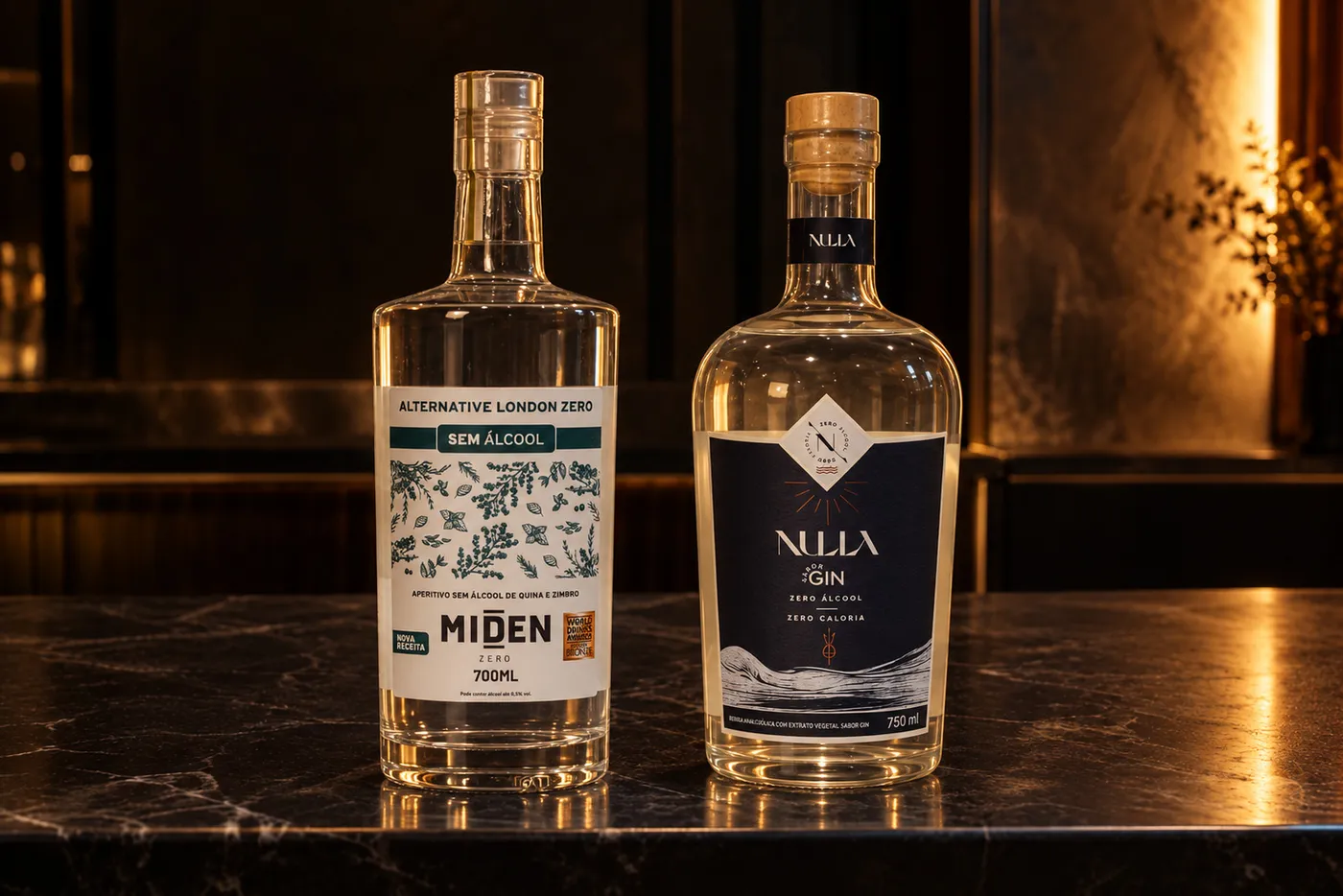 Miden London Zero e Nulla Sabor Gin